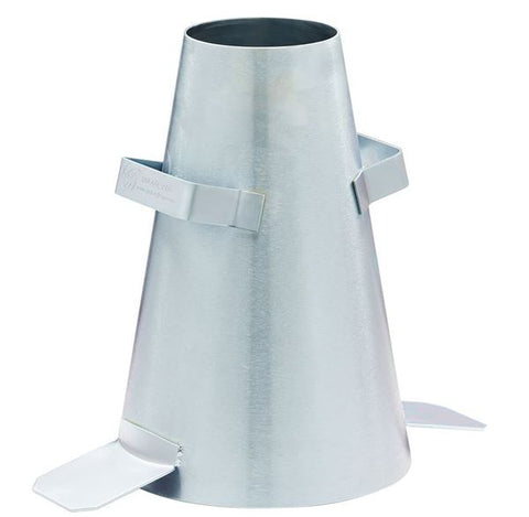 Steel Slump Cone, 4 x 8 x 12in