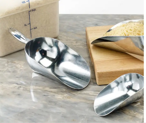 Winco AS-38 Aluminum Scoop 38 oz.