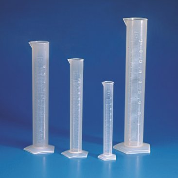 Graduated Cylinders, Polypropylene 2000 ml x 10 ml