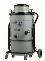 Vacuum Nilfisk CFM118,motor 120V, 85"H2O