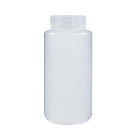 Wide-Mouth Plastic Bottle, PPCO, 1000mL; 6/PK